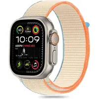 Tech-Protect NYLON APPLE WATCH 6 / 7 / 8 / 9 / 10 / SE / ULTRA 1 / 2 (44 / 45 / 46 / 49 MM) CREAM