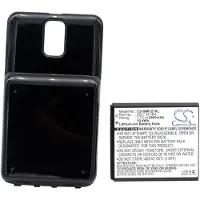 123accu Samsung Skyrocket tehoakku erillisellä laajennetulla mustalla takakannella 2800 mAh