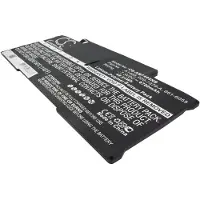 24hShop Apple Macbook Air 13-tuumaa 2011 2012 A1405 akku 6700 mAh musta