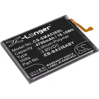 123accu Akku älypuhelin, Matkapuhelin Samsung Galaxy A53 5G 2022, SM-A536U ja muut.