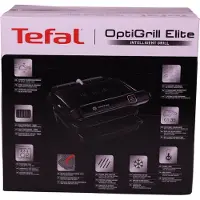 Tefal OptiGrill Elite GC7508 -kontaktigrilli, 2000 wattia, musta