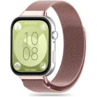 Tech-Protect Huawei Watch Fit 3 Milanese Ranneke - Ruusukulta