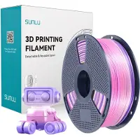 SUNLU PLA+ Silk Filament (Rainbow) 03