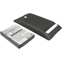 123accu HTC EVO 4G A9292 Supersonic Extended With Black Color Back Cover yhteensopiva akku - 2200 mAh