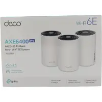 TP-LINK Deco XE75 Pro AXE5400 WiFi6E mesh-reititin 3 kpl
