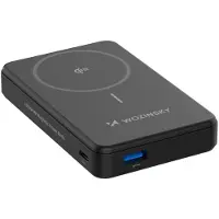 Wozinsky 10000mAh tehopankki, jossa on 22.5W pikalataus, Qi2 langaton lataus ja sisäänrakennettu jalusta