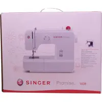 SINGER 1408, Valkoinen, Ompelu, 4-vaiheinen, Vaihtuva
