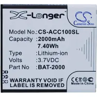 123accu Akku älypuhelin, Matkapuhelin Acer Liquid C1:een