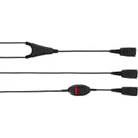 Jabra IMPROVED QD SUPERVISOR CORD OR ‘Y CORD’ - WITH MUTE BUTTON INCLUDED (8800-02-01)