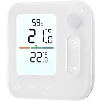 Switchbot Home Climate Panel W7400000 -älykäs termostaattipaneeli, valkoinen