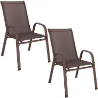 Springos 2 ulkotuolin setti GF0104, ruskea