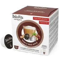 Dolce Vita | Nocciolone - Hasselpähkinä-cappuccino - 12 kapselia Dolce Gusto-koneisiin