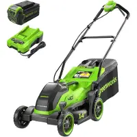 Greenworks Akkukäyttöinen ruohonleikkuri MO40L411-01; 40 V; 36 cm; 1x4,0 Ah akku
