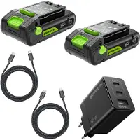 Greenworks Akku K2D4DEAA1; 24 V; 2x2,0 Ah akku