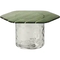 Miniforms Striche Coffee Table Mint Green / Transparent - Sohvapöydät Käsinpuhallettu Lasi Läpinäkyvä - TS151-1NN5
