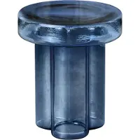 Miniforms Soda Side Table Ø38 - Sivupöydät & Apupöydät Käsinpuhallettu Lasi Blue Grey - TS510-0LTY