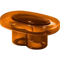 Miniforms Soda Coffee Table 70x45 Cm - Sohvapöydät Käsinpuhallettu Lasi Amber - TS530-123B