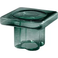 Miniforms Soda Coffee Table 53x53 Cm - Sohvapöydät Käsinpuhallettu Lasi Petrol Green - TS520-1238