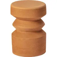 Miniforms Mila Side Table Ø36 - Sivupöydät & Apupöydät Kivitavara Terracotta - TS132-1NIG