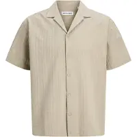 Jack & Jones Jjetyson Resort Shirt Ss Sn - Beige - XXL
