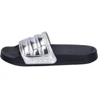 Adidas Pistokkaat 'Adilette' musta / hopea