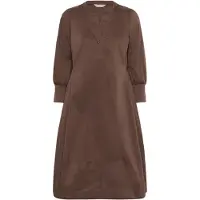 Culture Cuantoinett 3/4 Sleeve Dress - Brown - S