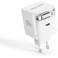 RealPower GaN Charger 65W weiss,65 Watt, 2x Type-C (547527)