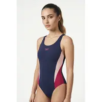 Speedo Colorblock Splice 2.0 One Piece - Navy - 36