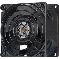Silverstone FHS 80X, 80mm PWM-laitetuuletin, musta