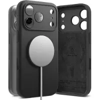 Ringke iPhone 17 Pro Liquid Silicone MagSafe Kotelo - Musta