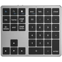 24hShop 34-näppäiminen Bluetooth-numeronäppäimistö, jossa on pitkä akunkesto