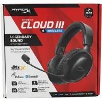 HyperX Cloud III S langattomat pelikuulokkeet, musta