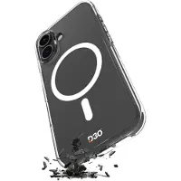 Puro Impact Clear D3O TPU+PC MagSafe Compatible Case for iPhone 17 - Transparent