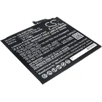 24hShop Akku Tabletti varten Huawei MatePad Pro, MRX-AL09, MRX-AL19 ja muut.