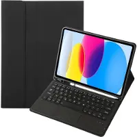 24hShop Näppäimistökotelo jalustalla iPad 10-Gen 10.9 2022 - Musta