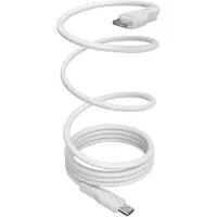 Puro Magnetic USB-C - USB-C 60W USB 3.2 (20 Gbps) 1m Magnetic Cable - White