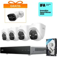 Eufy NVR Security System E41, 8 kanavaa, 3840 x 2160 pikseliä, 2 TB, 16 TB, , Musta, Harmaa, Valkoinen (E8P10321)