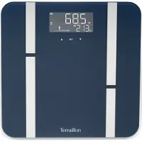 Terraillon X-LINE FIT Elektroninen henkilövaaka, 180 kg, Lasi, Kehon koostumus ja painoindeksi, Ladattava