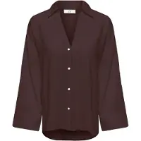 JDY Jdylaurel Life 7/8 Shirt Wvn - Brown - XL