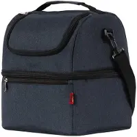 24hShop Jäähdytyslaukku olkahihnalla kompakti / eristetty lounaslaukku 24,5 cm / jäähdytyslaukku pieni / lounaslaukku, jossa on lokero