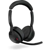 Jabra Evolve2 55 Stereo -headset, USB-A, UC, musta