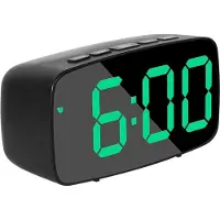 24hShop LED Her tyskello Arc vihreill numeroilla - Musta