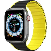 DUX Ducis Magnetic Strap (LD Version) Apple Watch 4/5/6/7/SE/8 40/41mm black/yellow
