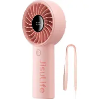 JISULIFE Handheld Fan Life4 3600mAh Portable USB Fan - Pink