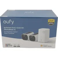 Eufy eufyCam E40 2-Cam Kit + HomeBase S280, IP-turvakamera, Ulkona, Langallinen & langaton, Seinä, Musta, Valkoinen, Luoti (muoto) (E8144321)