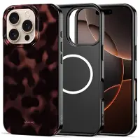 Tech-Protect Lamano MagSafe case for iPhone 16 Pro - black and red