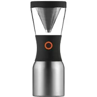 Asobu Cold Brew Insulated Portable Brewer 1 l musta/hopea
