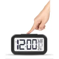 24hShop Digitaalinen LED-herätyskello - Musta