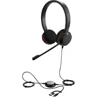 Jabra Evolve 20 SE, Stereo MS, USB C/A adapter, Leather (4999-823-369)