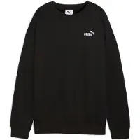 Puma Ess Small No. 1 Logo Relaxed Crew Fl - Black - S